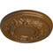Ekena Millwork Odessa Ceiling Medallion (Fits Canopies up to 2 1/2"), Hand-Painted Smokey Topaz, 7 1/2"OD x 1 1/8"P CM07ODSTF - alternate 5